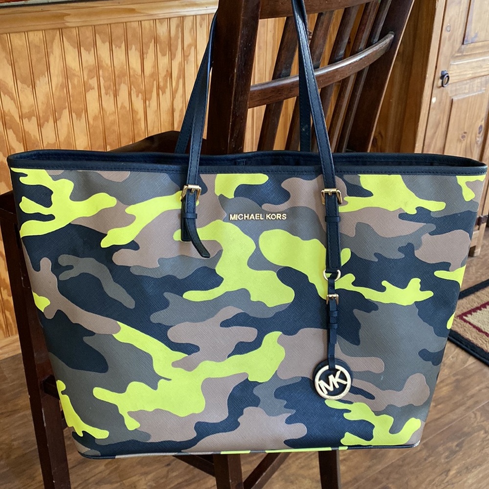 Michael Kors Camo Tote Bag